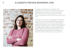 Tablet Screenshot of elizabethfbaumann.com
